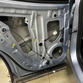 Шумоизоляция дверей в Geely CityRay