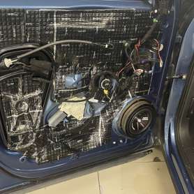 Акустическая шумоизоляция дверей Volkswagen Teramont