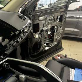 Шумоизоляция дверей в Geely