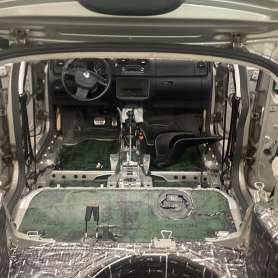 Шумоизоляция салона Skoda Fabia