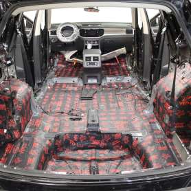 шумоизоляция пола в 1 слой  Volkswagen Teramont